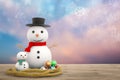 Smiling snowman