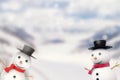 Smiling snowman