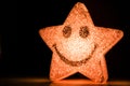 Smiling star shining