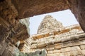 Smiling stone face at Prasat Bayon, Angkor Thom, Siem Reap, Cambodia. Royalty Free Stock Photo