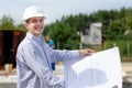 Smiling successful young architect Royalty Free Stock Photo