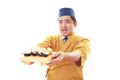 Smiling sushi chef Royalty Free Stock Photo