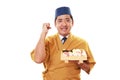 Smiling sushi chef Royalty Free Stock Photo