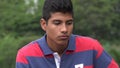 Smiling Teen Hispanic Boy