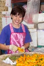 Smiling Thai woman