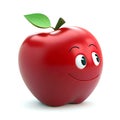 smiling toy apple, ai generation