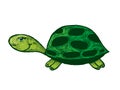 Smiling turtle cartoon