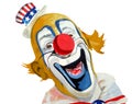 Smiling Uncle Sam Patriotic clown