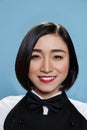 Smiling waitress closeup portrait Royalty Free Stock Photo