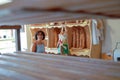 Smiling woman in bakery shop