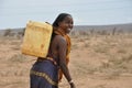 Smiling woman in the Desert of East Africa