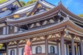 Smiling woman Hase-Dera Royalty Free Stock Photo