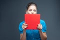 Smiling woman student, teacher or business Royalty Free Stock Photo