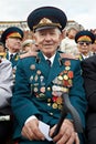 Smiling World War II veteran Shishkin V.I.