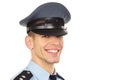 Smiling yooung policeman Royalty Free Stock Photo
