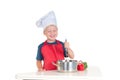 Smiling young cook