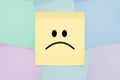 Smily Face Expression on Sticky Post