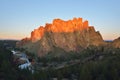 Smith Rock and Crooked River at sunrise Royalty Free Stock Photo