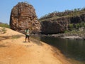 Smith rock, Nitmiluk National Park, Northern Territory, Australia Royalty Free Stock Photo