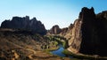 Smith rock oregon Royalty Free Stock Photo