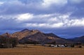 Smith Rock Oregon Stormy Skies Royalty Free Stock Photo