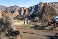 Smith Rock State Park in Oregon, famous leisure activity place
