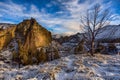 Smith Rock state park in Oregon Royalty Free Stock Photo