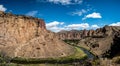 Smith Rock State Park Panorama Royalty Free Stock Photo