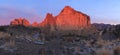 Smith Rock State Park panorama Royalty Free Stock Photo