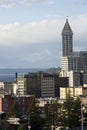 Smith Tower, old Seattle Royalty Free Stock Photo