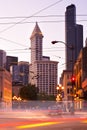 Smith Tower at Pioneer Square district in downtown Seattle