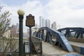 Smithfield street bridge Royalty Free Stock Photo