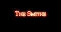 The Smiths written with fire. Loop