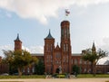 Smithsonian Castle facade in the Mall, Washington DC, USA Royalty Free Stock Photo