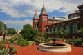 Smithsonian Castle, landmark in Washington DC, USA