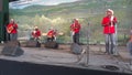 Smithsonian Folklife Festival Band and Dancing