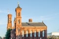 Smithsonian Institution Building in Washington DC, USA. Known as The Castle. A Red Sandstone Construction Royalty Free Stock Photo