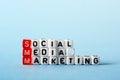 SMM Social Media Marketing Royalty Free Stock Photo