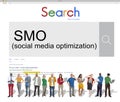 SMO Social Media Optimization Online Technology Networking Concept Royalty Free Stock Photo
