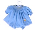 Smock art (baby's dress) Royalty Free Stock Photo