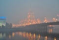 Smog over Moscow Royalty Free Stock Photo