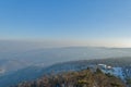 Smog settled over Budapest, Hungary on 21th January2017