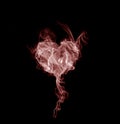 Smoke abstract heart