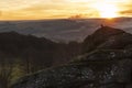 Brimham Sunset Royalty Free Stock Photo