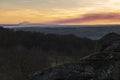 Brimham Sunset Royalty Free Stock Photo