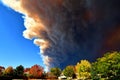 Smoke from the Cameron Peak Fire in Northern Colorado.