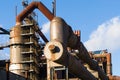 Smoke chimney pipes metallurgy fabrik in Arbed luxemburg