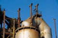 Smoke chimney pipes metallurgy fabrik in Arbed luxemburg