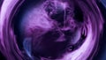 Smoke circle color vapor swirl purple steam frame