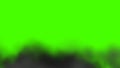 Smoke Dark Atmosphere on a Green Screen Background